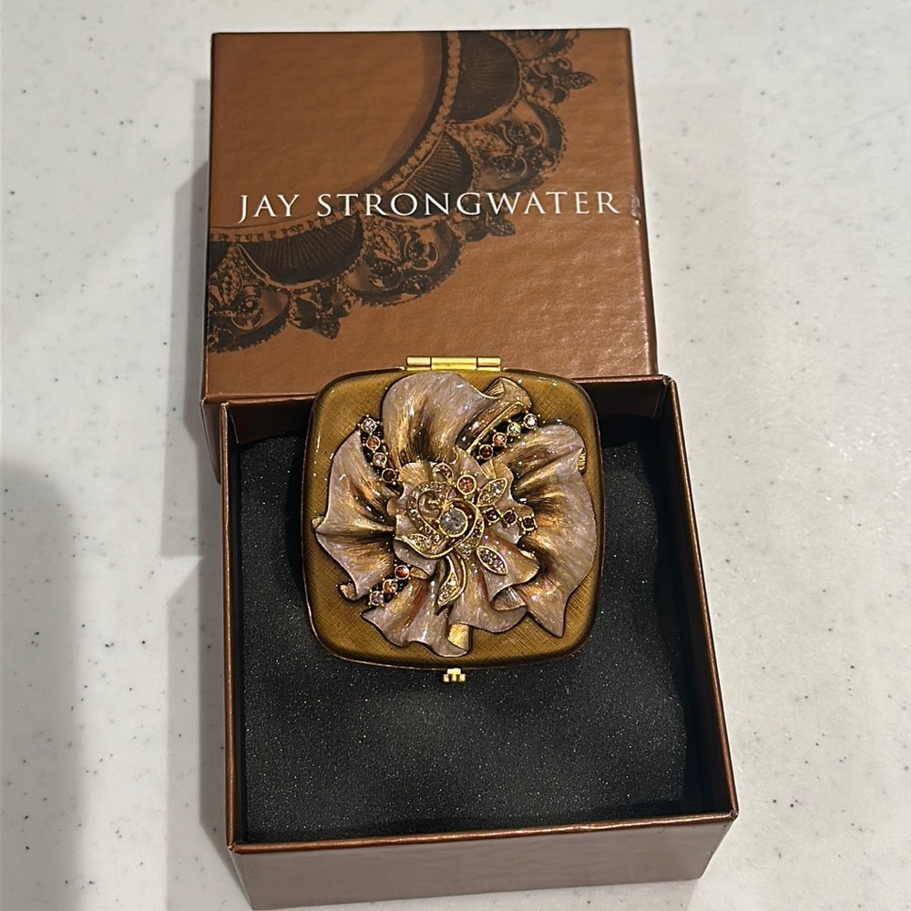 Jay Strongwater compact mirror
